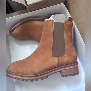 Quince Tan Ankle Boots